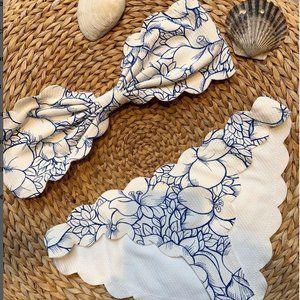 NWT MARYSIA Floral Print Antibes Bikini Set XS, S